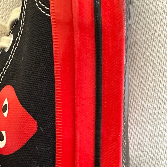 *LIKE NEW* Converse All Star "PLAY" with Comme De Garcons - Picture 9 of 13